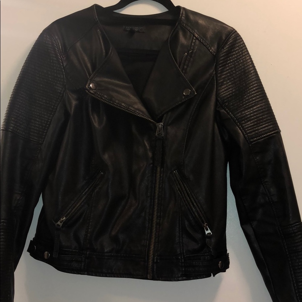 Vegan leather TopShop Moto Jacket